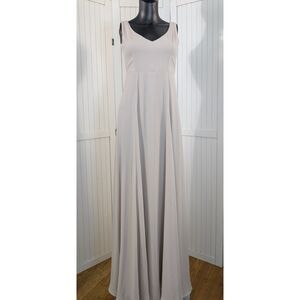 Show Me Your Mumu Blush Maxi Dress Small Sweetheart Neck Deep V Back Bridesmaid